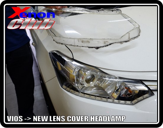 LENS COVER HEADLAMP VIOS 14-16