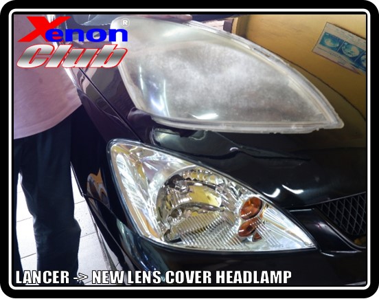 LENS COVER HEADLAMP NEW LANCER