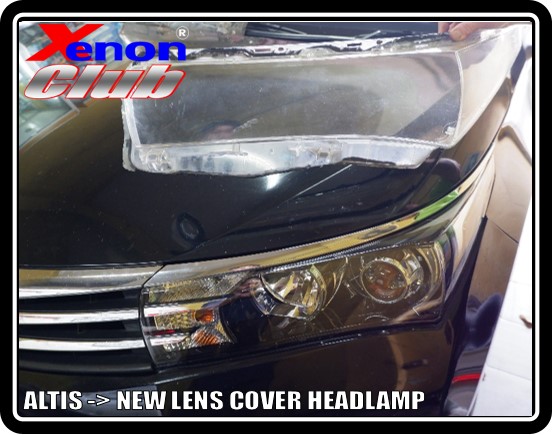 LENS COVER HEADLAMP COROLLA ALTIS 14-16