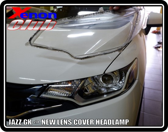 LENS COVER HEADLAMP JAZZ GK