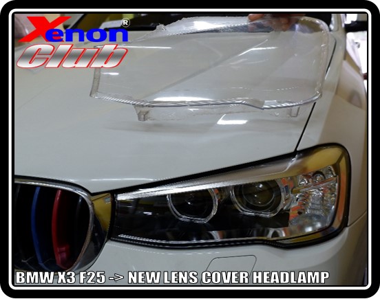 LENS COVER HEADLAMP BMW X3 F25