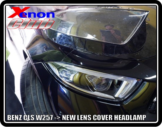 LENS COVER HEADLAMP BENZ CLS W257