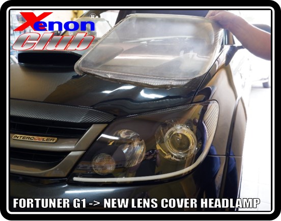 LENS COVER HEADLAMP FORTUNER G1
