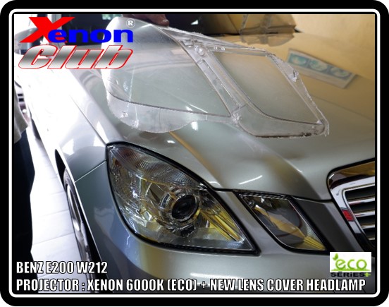 LENS COVER HEADLAMP BENZ W212