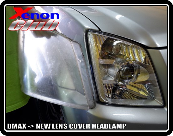 LENS COVER HEADLAMP ALL NEW DMAX