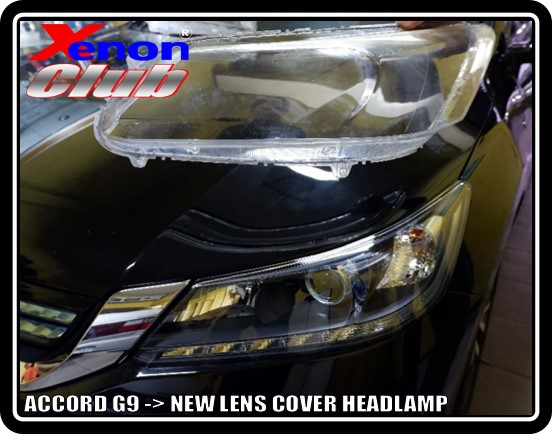 LENS COVER HEADLAMP ACCORD G9