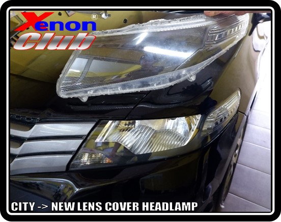 LENS COVER HEADLAMP CITY 09-13